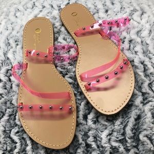 Olivia Jaymes | Shoes | New Without Box Olivia Jaymes Neon Pink Jelly